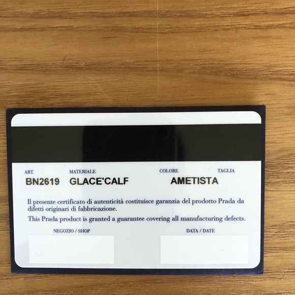 Prada NWOT Glacé Calf Twin Pocket Bag - Picture 8 of 10